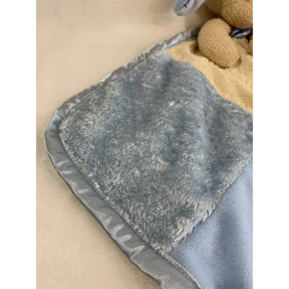Kids II Baby Dog Puppy Plush Lovey Security Blanket Bedtime Prayer Praying Satin